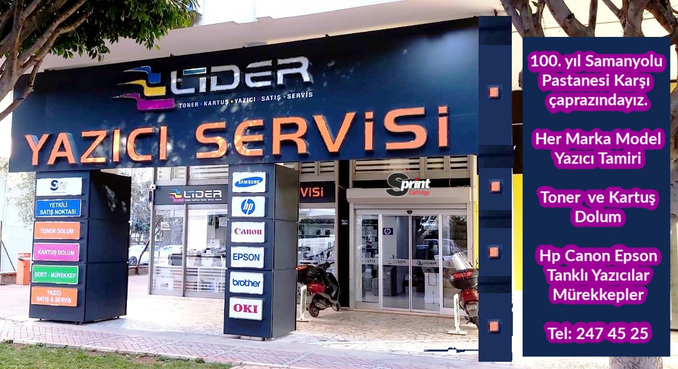  TONER DOLUM ANTALYA, LİDER TONER ANTALYA