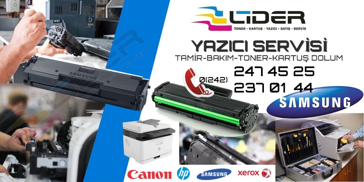  Samsung Toner dolum antalya lider yazıcı servisi antalya tamir bakım parça yazıcı